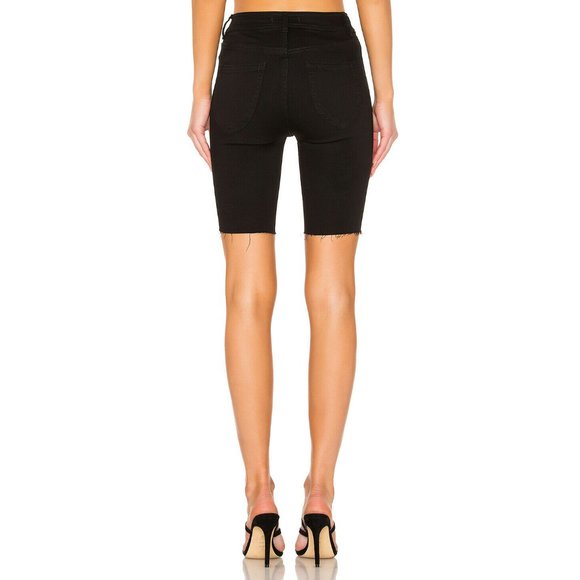 Free People So Chic Denim Biker Shorts - Picture 4 of 4